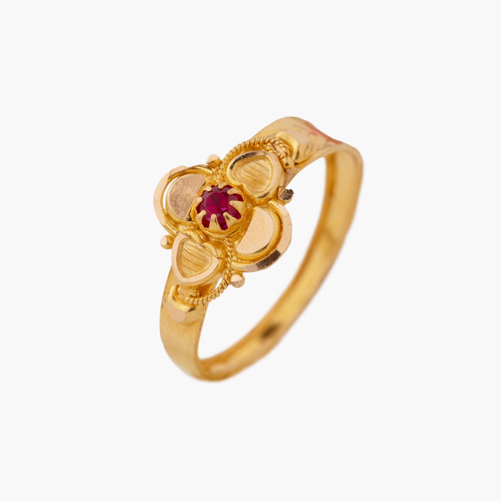 Buy Impon Ruby Stone Ring Manik Original Panchdhatu Ring Design Men's  Astrological Rings Buy Online